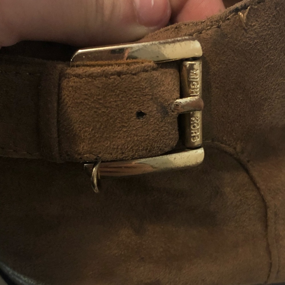 So Cute! Sz 3 Girls Michael Kors Fia Sara Booties - Picture 6 of 8